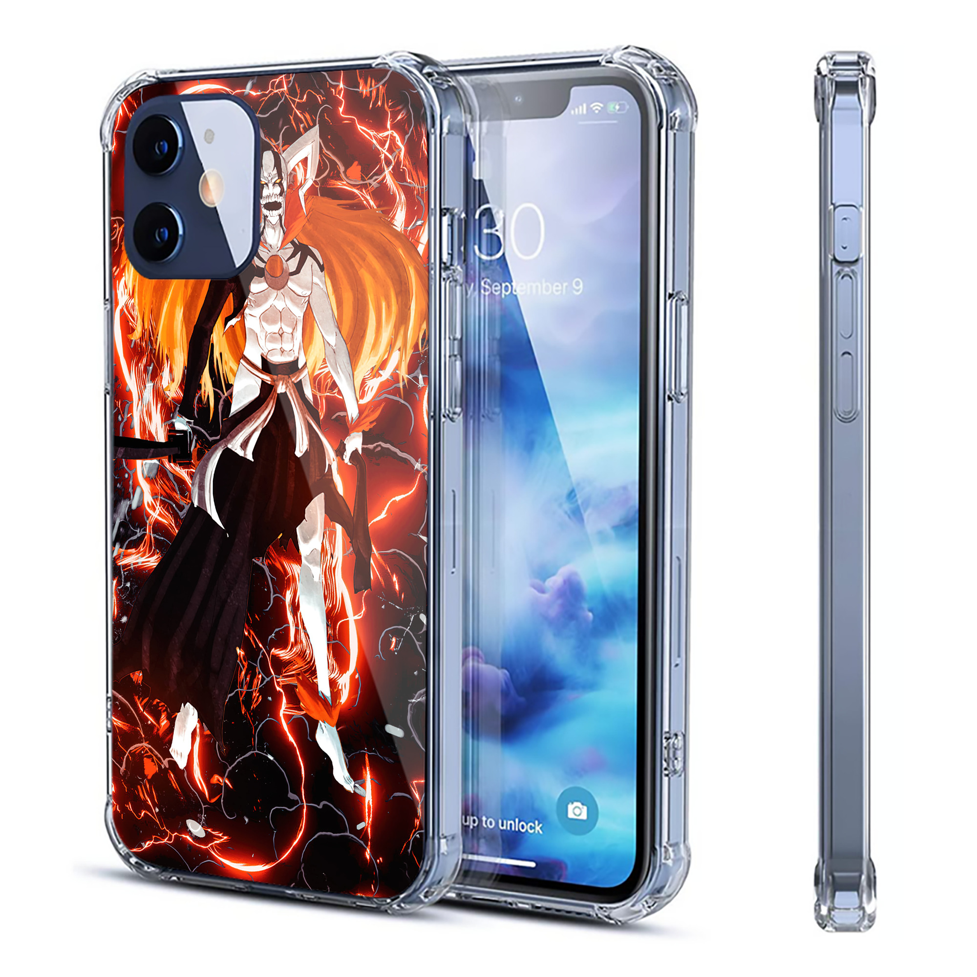 （画像用） ブリーチ BLEACH 【iPhone 12シリーズ対応】透明スマホケース（クリアソフトケース）